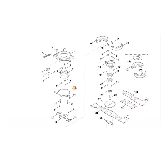 STIHL   Taśma hamulca 6107 160 5400